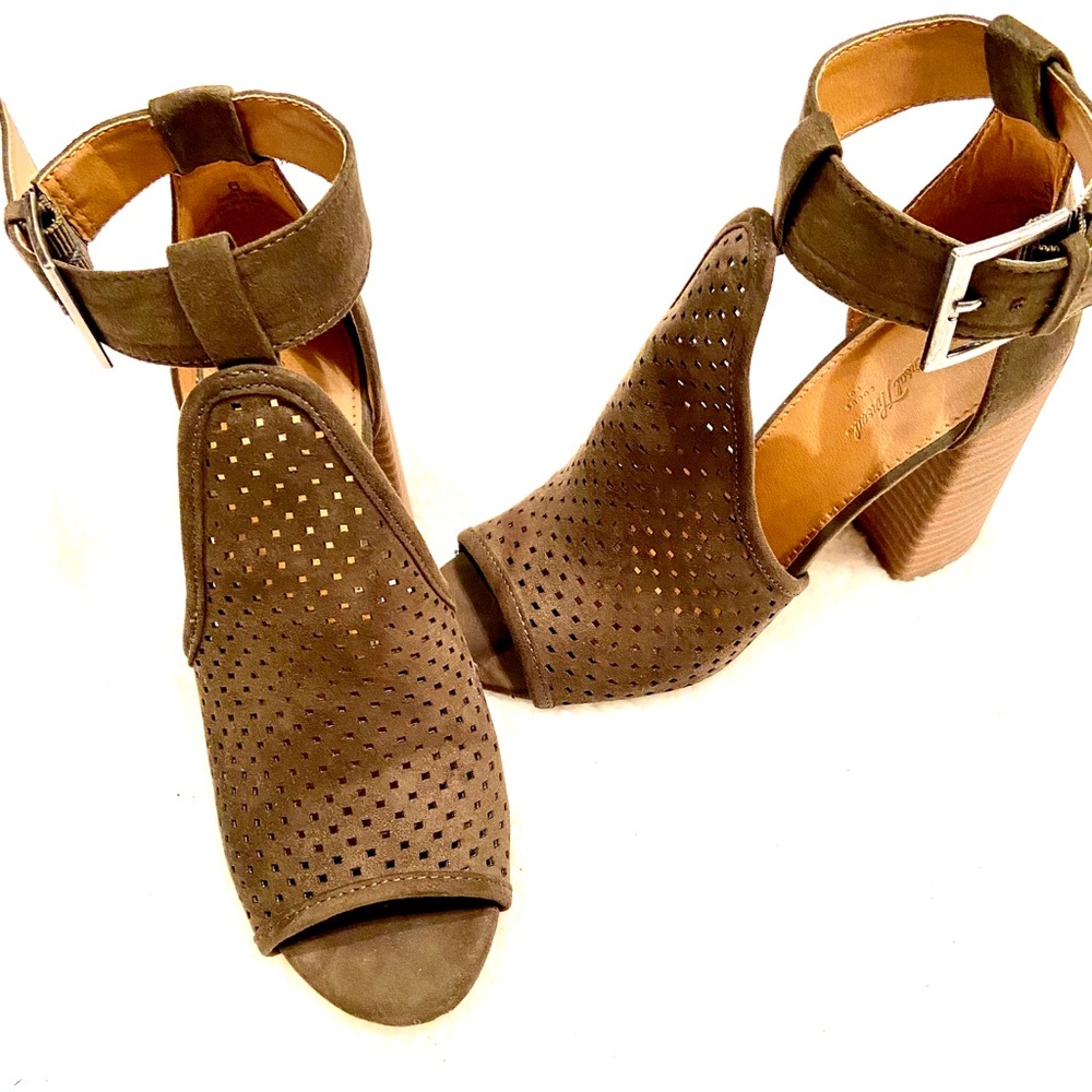 Army Green high heels